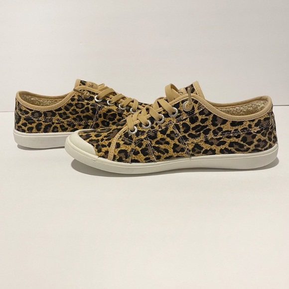 Blowfish Vesper Canvas Kitty Kat Leopard Sneakers - Picture 3 of 14